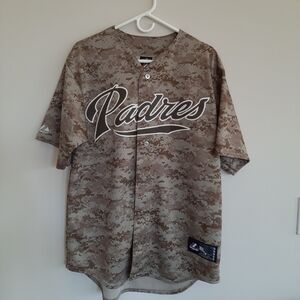 San Diego Padres MLB Majestic Camo Jersey